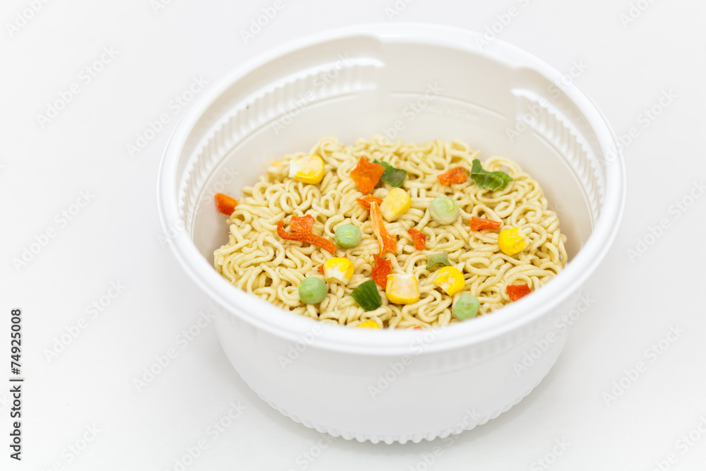 Package of Udon noodles soup ready for cooking. Selective focus. Package of Udon noodles soup ready for cooking. Selective focus.