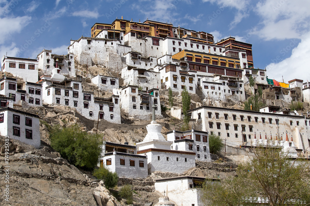 Tiksey Monastery is a Buddhist monastery in Ladakh, India ,
