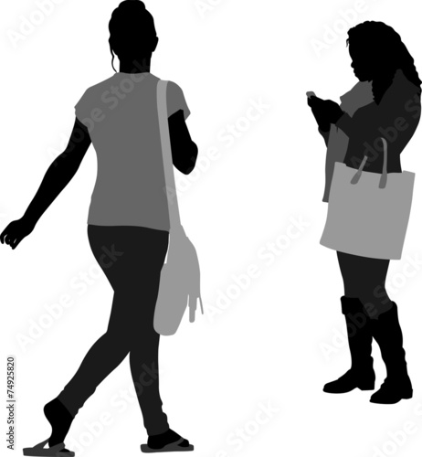 She texts and she walks