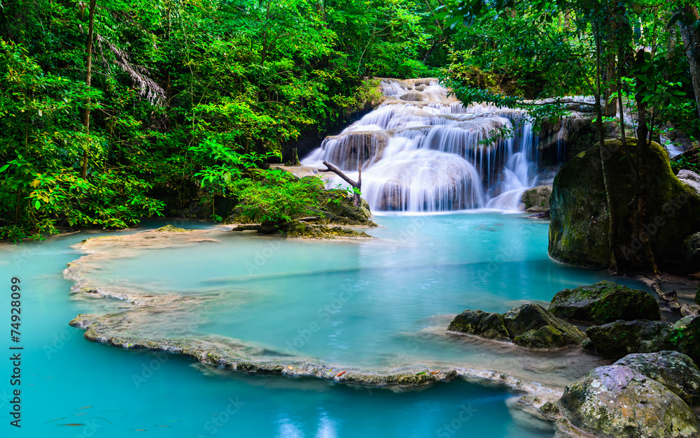 Waterfall at Erawan National Park