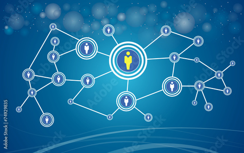 social network background