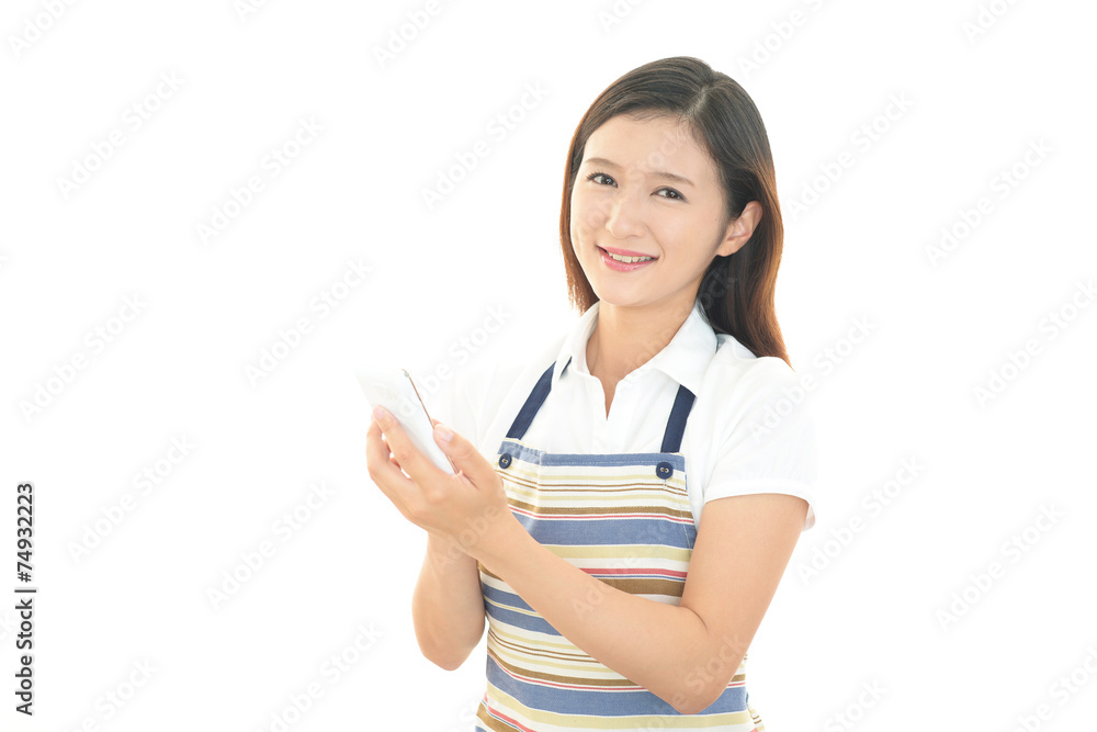 笑顔の主婦 笑顔の主婦