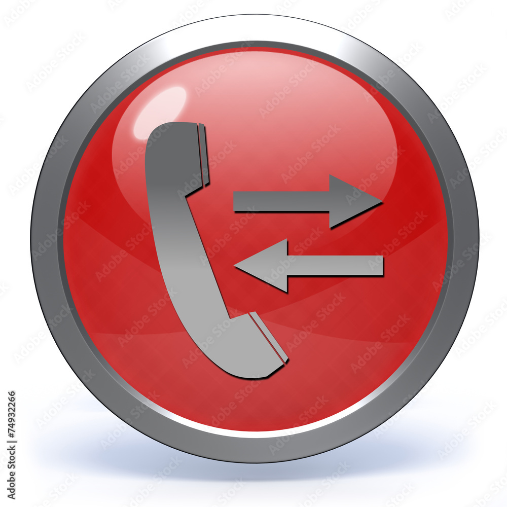 calls circular icon on white background calls circular icon on white background