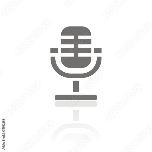 Icono mic FB reflejo