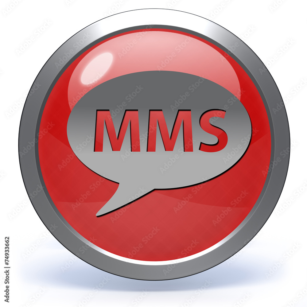mms circular icon on white background mms circular icon on white background