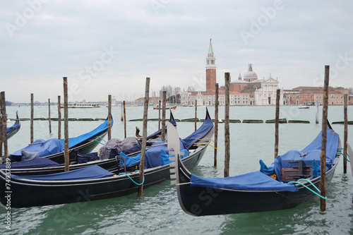 Gondolas in Venice, Italy