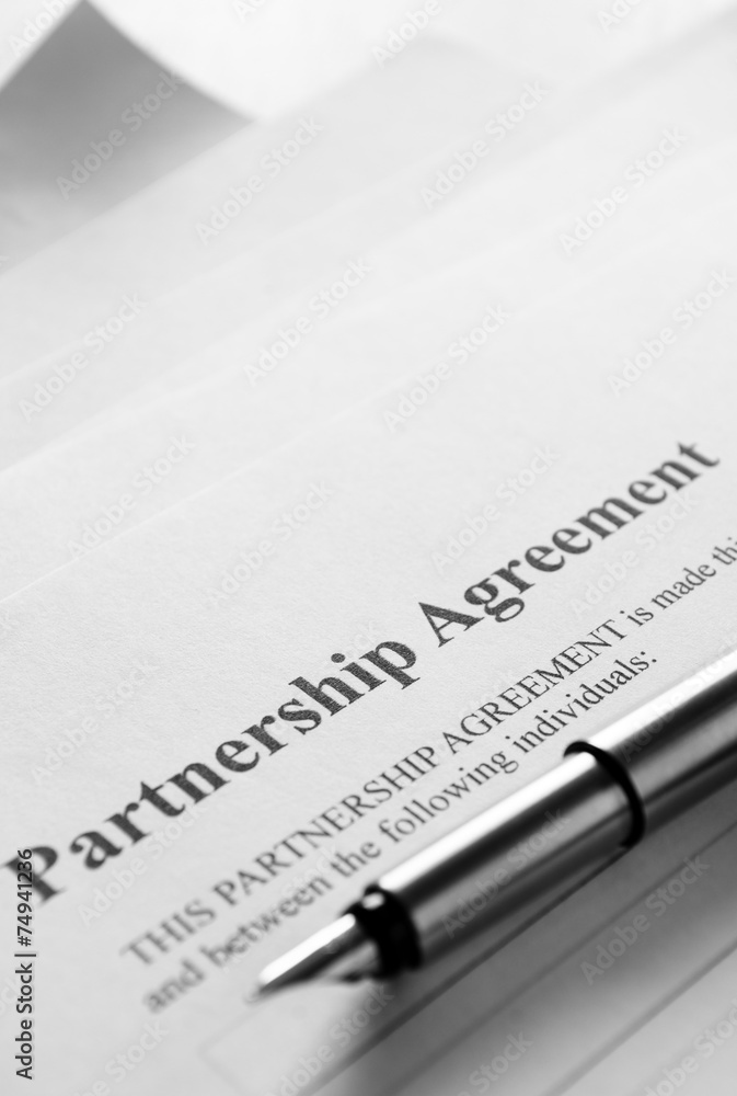 Macro Partnership Contract Paper and Pen Macro Partnership Contract Paper and Pen