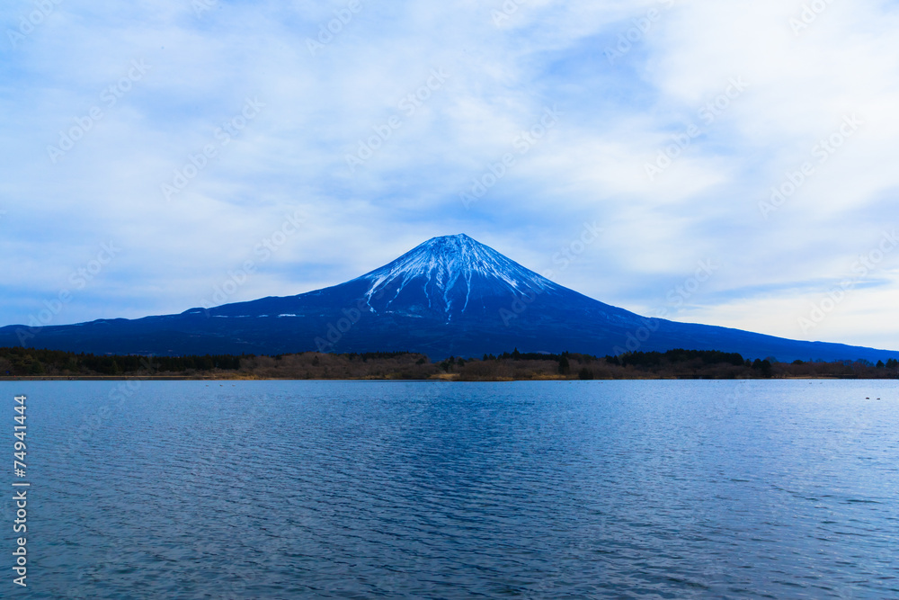Mount Fuji view from Lake Tanukiko