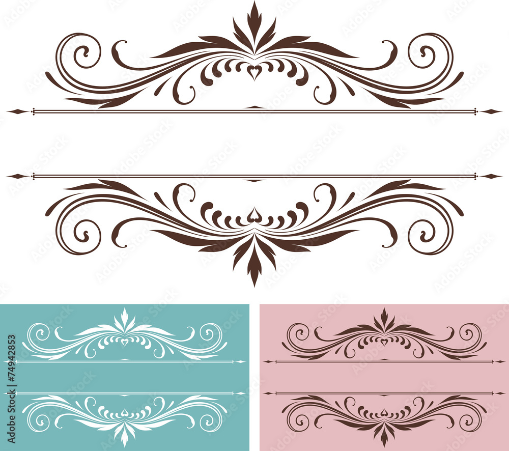 Naklejka premium Vectorized Scroll