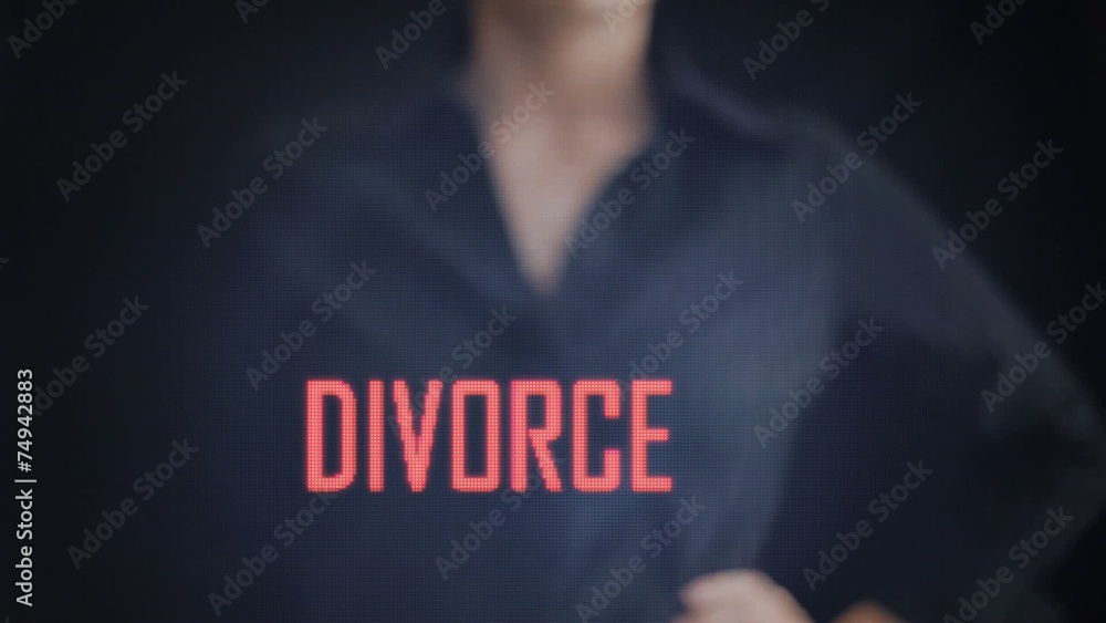 divorce text hand divorce text hand