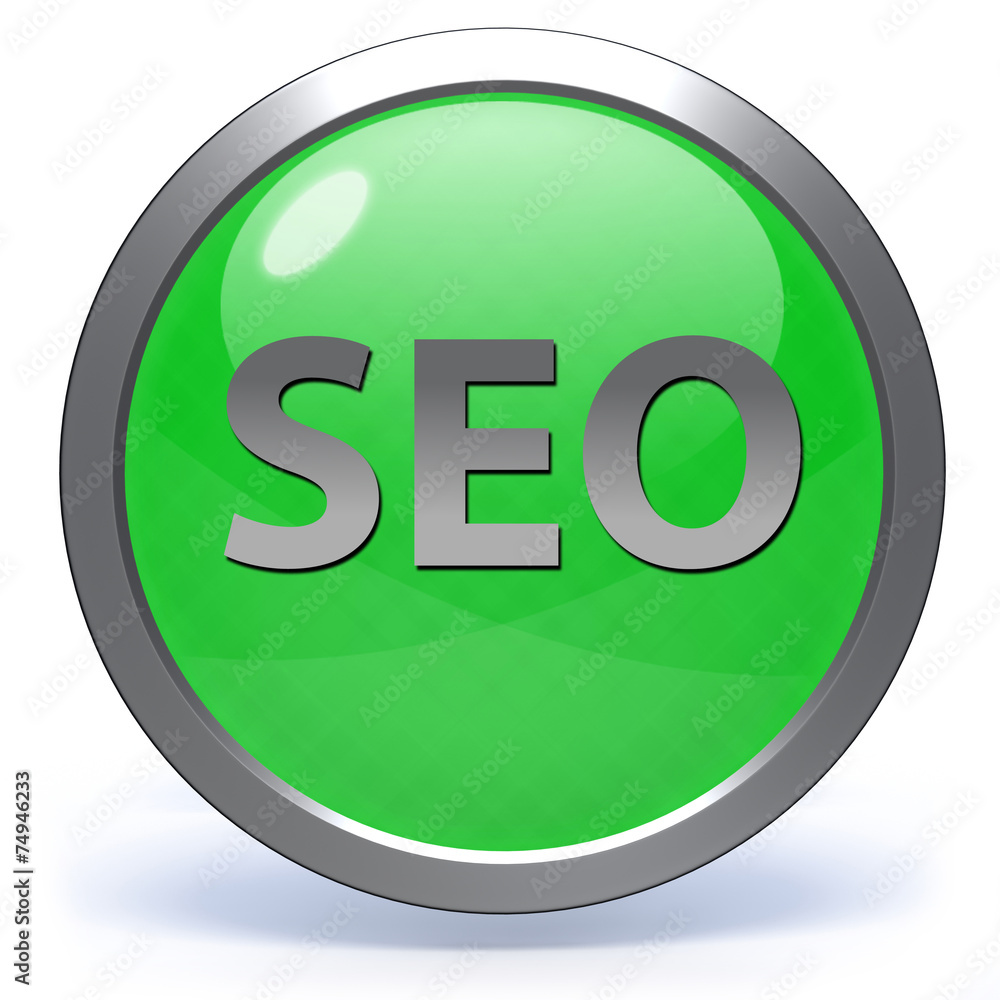 Seo circular icon on white background Seo circular icon on white background