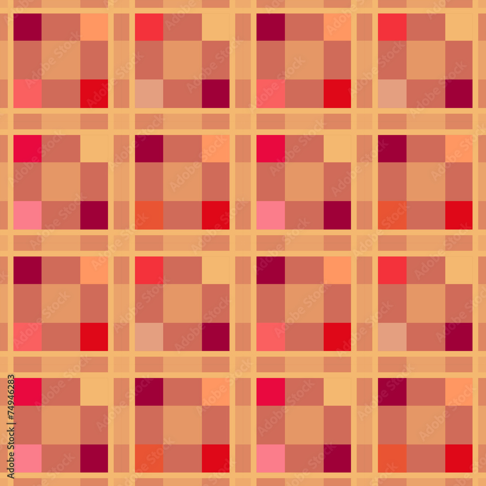 Seamless retro textile checkered texture plaid pattern backgroun Seamless retro textile checkered texture plaid pattern backgroun