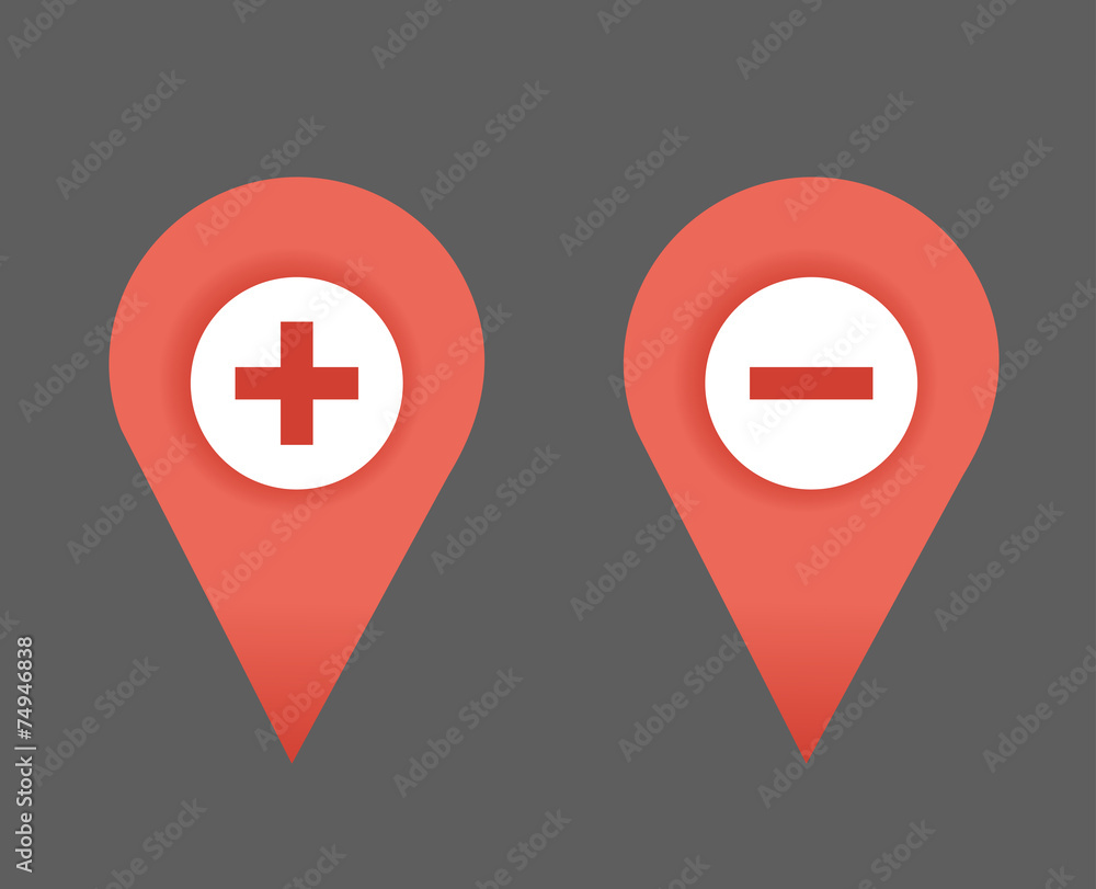 Obraz premium Map symbol