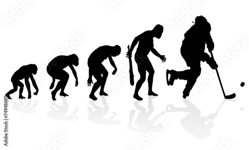 Evolution of the Ice Hockey Player.