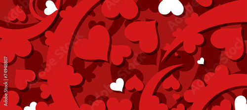 Happy Valentines Day invitation template. card design illustrati