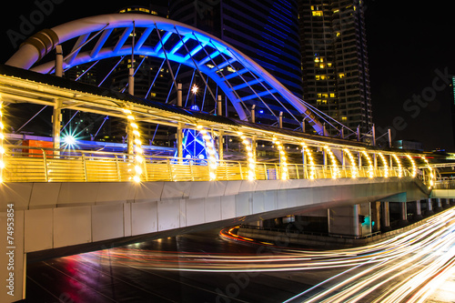 BTS BRT Sky Bridge Bangkok thailand photo