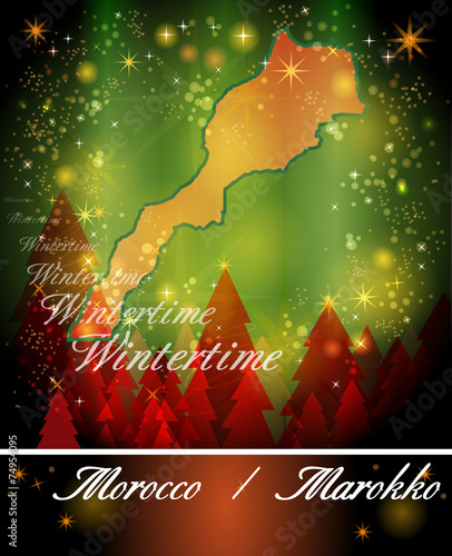 Karte von Marokko