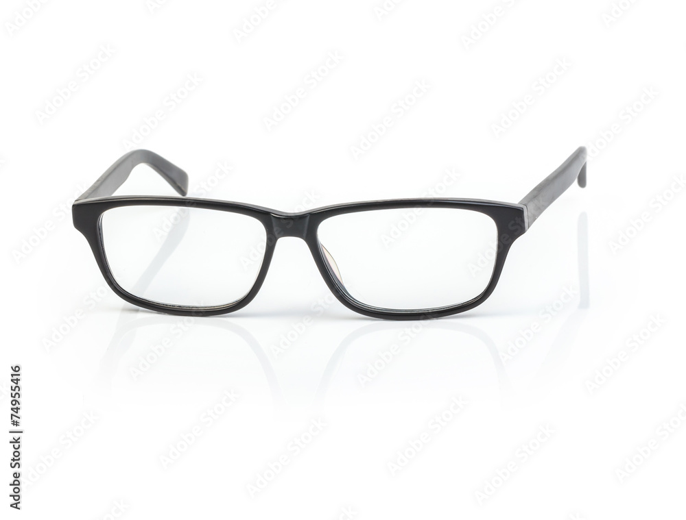 Fototapeta premium Glasses. Isolated on white background