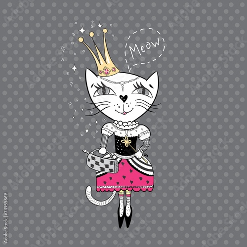 Fototapeta Naklejka Na Ścianę i Meble -  Royal cat