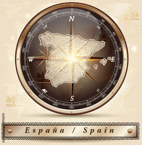 Karte von Spanien