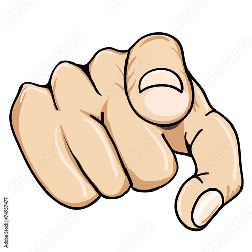 finger or hand pointing icon