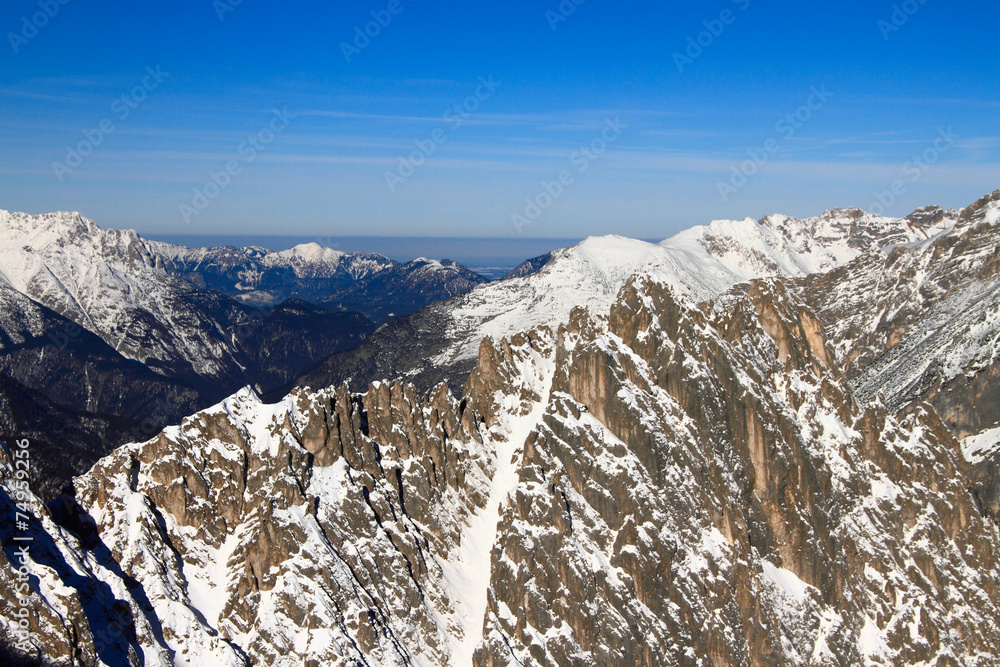 Alps, Austria. Hafelekar, Nordkette
