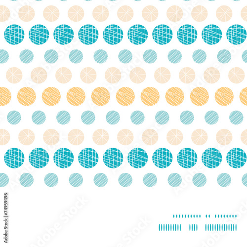 Vector texture circles stripes abstract horizontal frame