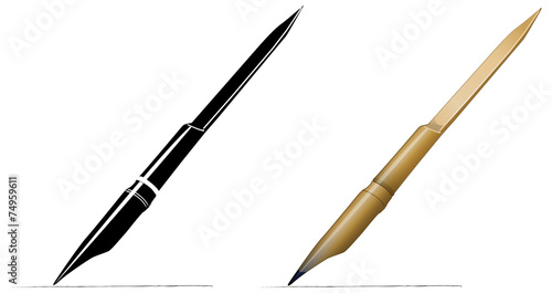 Bamboo Reed Pen - Illustration