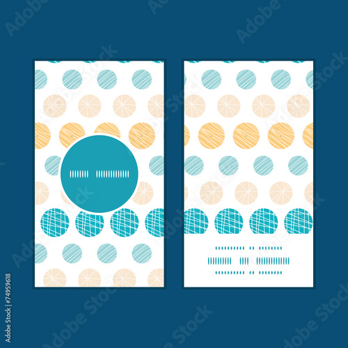 Vector texture circles stripes abstract vertical round frame