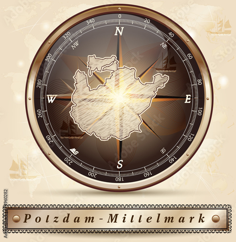 Karte von Potsdam-Mittelmark