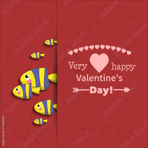 Illustration drawn by animal declaration of love
