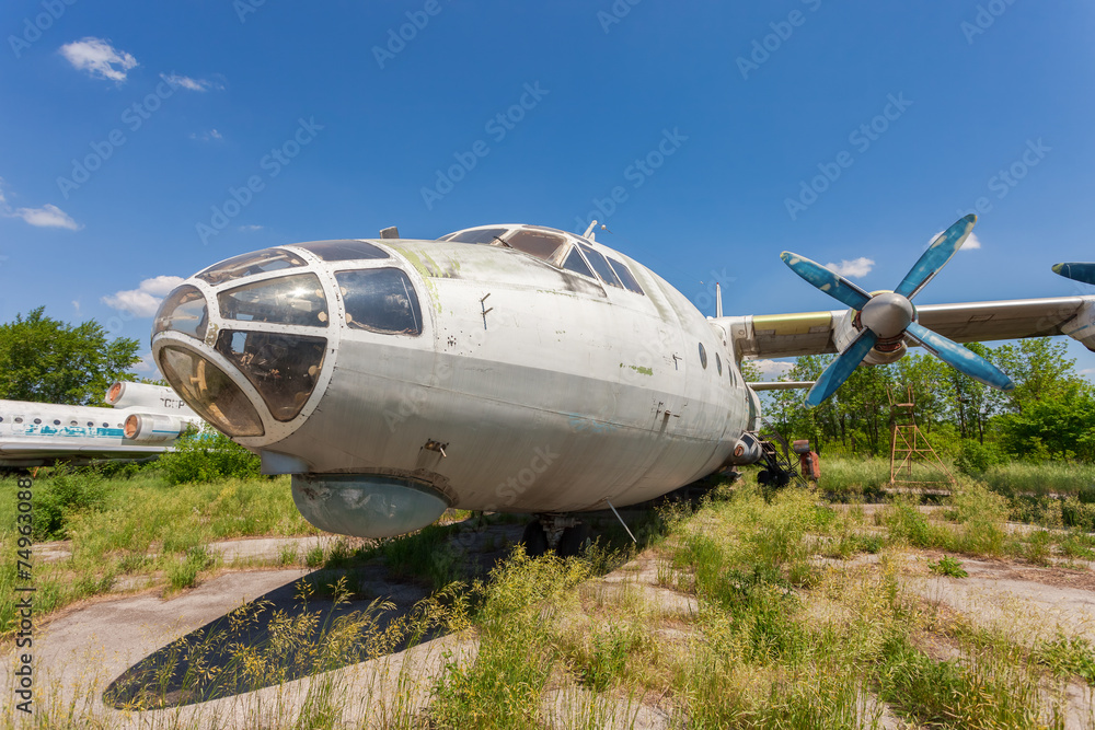 Old russian aircraft