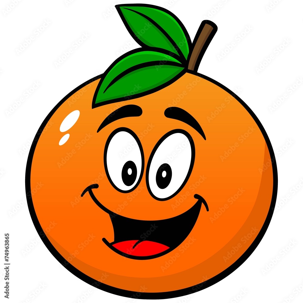 Fototapeta premium Orange Mascot