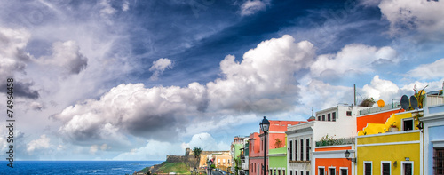 Colourful homes of San Juan, Puerto Rico
