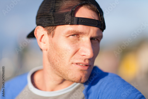 Tough guy portrait