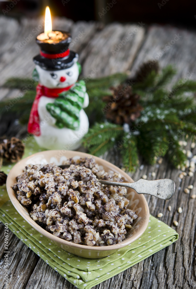 Fototapeta premium Kutia, traditional Christmas dish