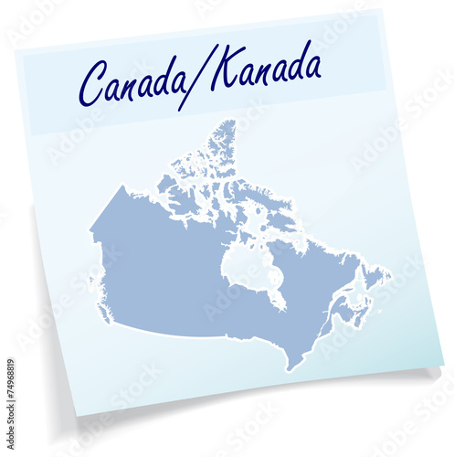 Karte von Kanada