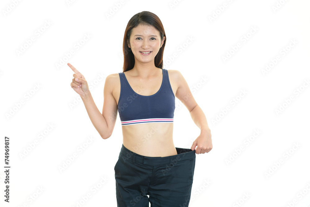 ダイエットに成功した女性 ダイエットに成功した女性