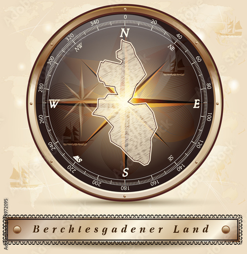 Karte vom Berchtesgadener-Land