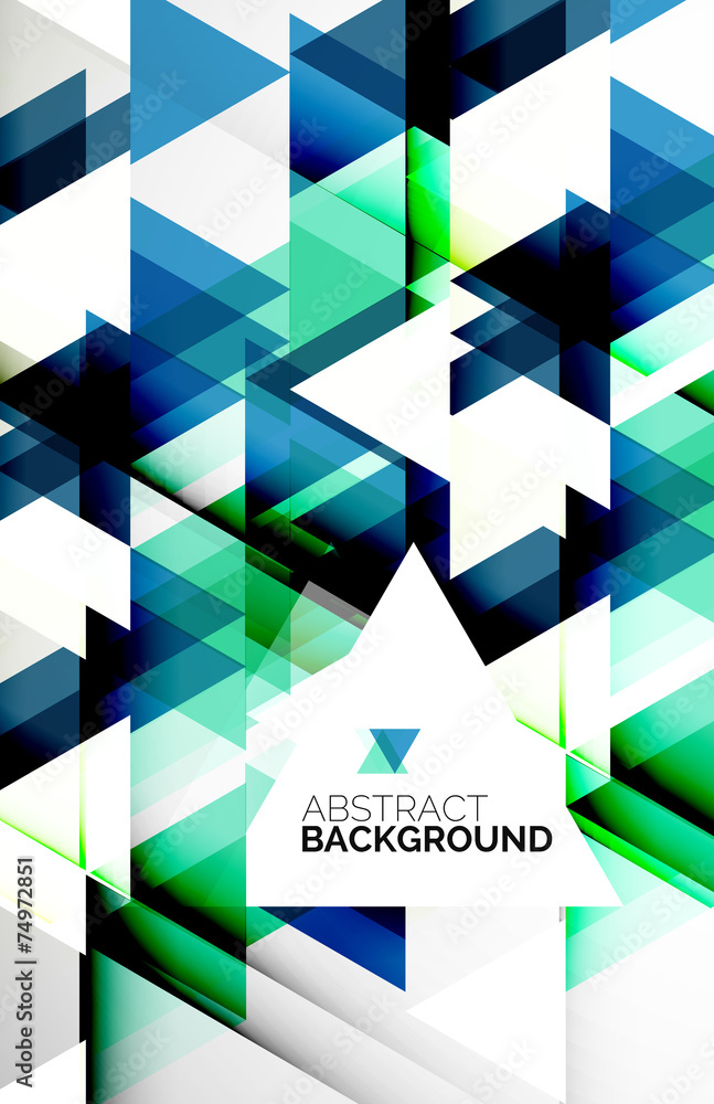 Fototapeta premium Business Abstract Geometric Template