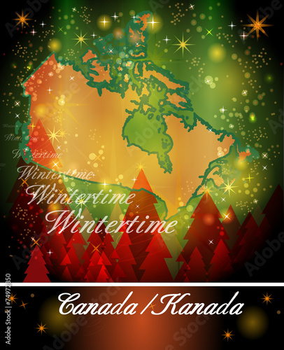 Karte von Kanada