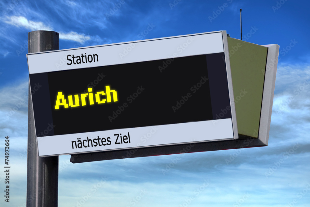 Anzeigetafel 6 - Aurich