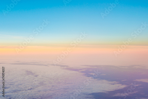 Sunset sky and cloud background © themorningglory