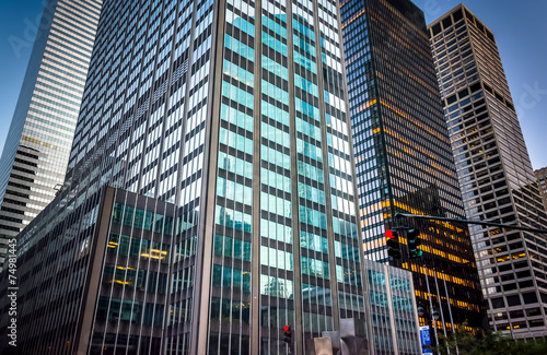 Skyscrapers along Park Avenue, in Midtown Manhattan, New York.