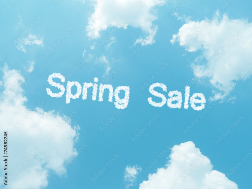 cloud words with design on blue sky background cloud words with design on blue sky background