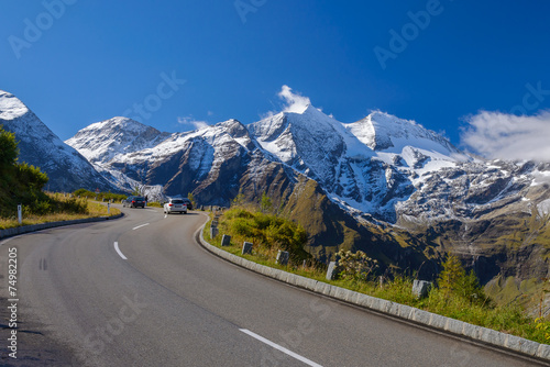 High Alpine road in Austria