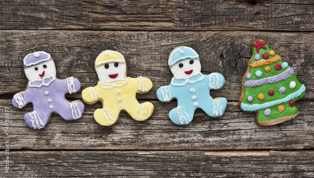 holiday cookie on rustic wooden background for the holidays holiday cookie on rustic wooden background for the holidays