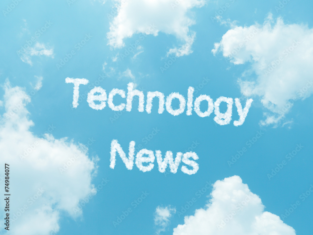 cloud words with design on blue sky background cloud words with design on blue sky background