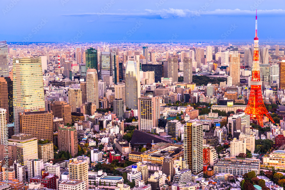 Naklejka premium Tokyo, Japan.