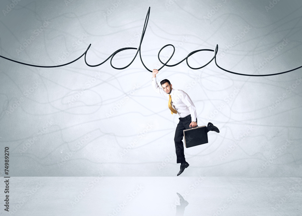 Hanging businessman Hanging businessman